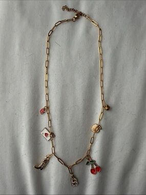“B” Charm Necklace